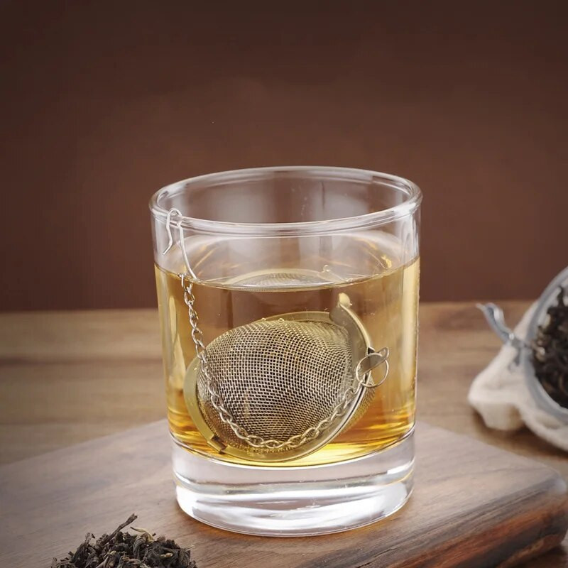 1 vnt 304 nerūdijančio plieno prieskonių arbatos kamuoliukas arbatos infuzinis sferinis fiksavimo sietelis tinklelio infuzinis arbatos filtras koštuvai Virtuvės įrankiai