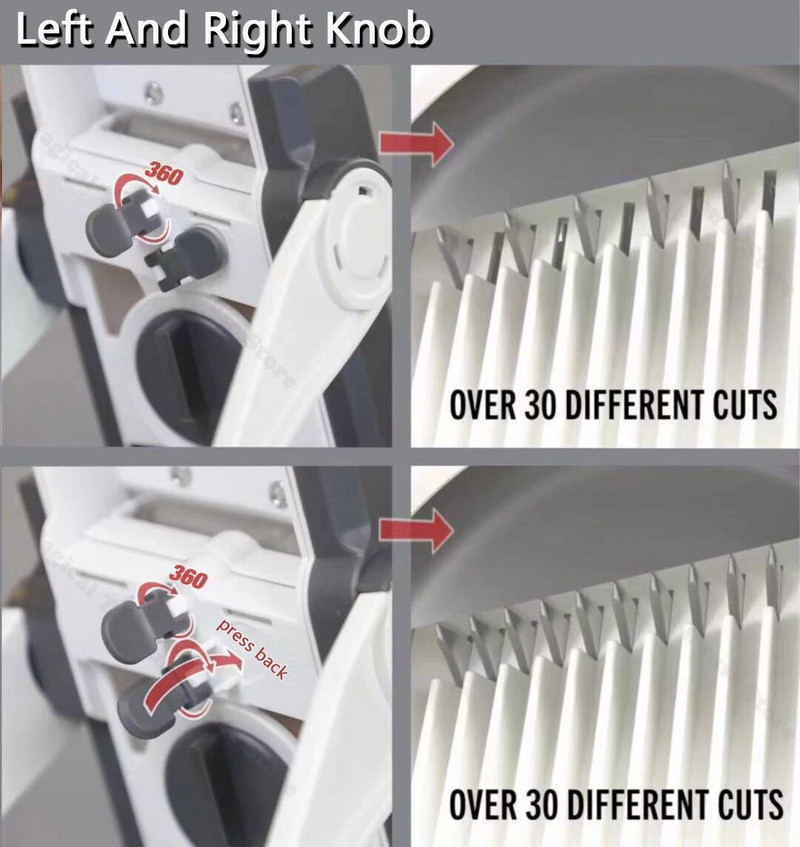 Tocator multifunctional Tăiător de legume Grătar reglabil Tocator de legume Tăiător de fructe Unelte de bucătărie Ustensile de tocat