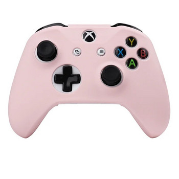 Розов мек силиконов защитен калъф за PS4 PS5 Xbox One S Series X Switch Pro Controller Gamepad Skin Cover Аксесоари
