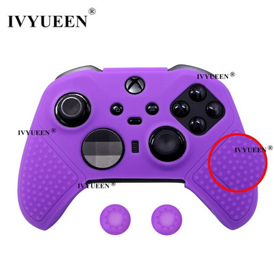IVYUEEN neslystanti minkšta apsauginė oda, skirta XBox Elite Series 2 S2 Core Controller Silikoninio dėklo rankenai MixColor apsauginis dangtelis