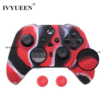 IVYUEEN neslystanti minkšta apsauginė oda, skirta XBox Elite Series 2 S2 Core Controller Silikoninio dėklo rankenai MixColor apsauginis dangtelis