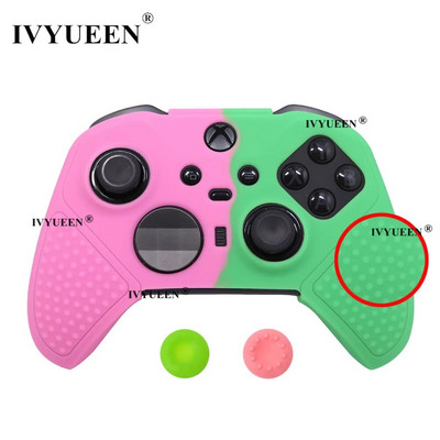 IVYUEEN neslystanti minkšta apsauginė oda, skirta XBox Elite Series 2 S2 Core Controller Silikoninio dėklo rankenai MixColor apsauginis dangtelis