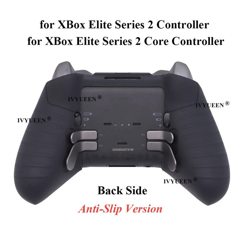 IVYUEEN Piele de protecție moale anti-alunecare pentru XBox Elite Series 2 S2 Core Controller Husă din silicon Grip MixColor Husă de protecție