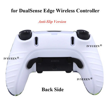 IVYUEEN за PlayStation PS 5 Edge Controller Силиконов калъф Water Transform Printing Защитна кожа за DualSense Elite Control