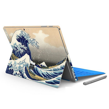Направи си сам индивидуален винилов стикер за стикер за кожата за Microsoft Pad Surface Pro 8/7/6/5/4/3 Surface Pro X Back Edge Protector Cover
