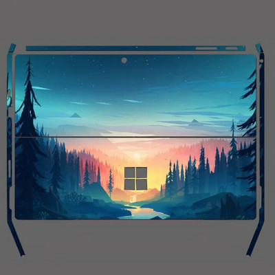 DIY Individualna vinilna naljepnica Skin Sticker za Microsoft Pad Surface Pro 8/7/6/5/4/3 Surface Pro X Back Edge Protector Cover