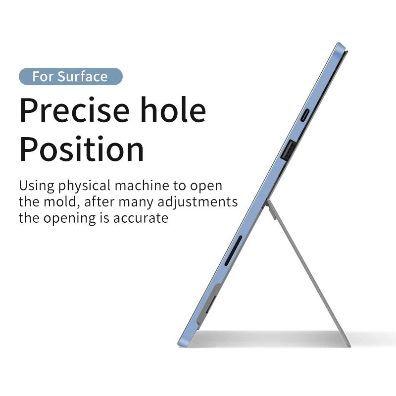 DIY Individualna vinilna naljepnica Skin Sticker za Microsoft Pad Surface Pro 8/7/6/5/4/3 Surface Pro X Back Edge Protector Cover