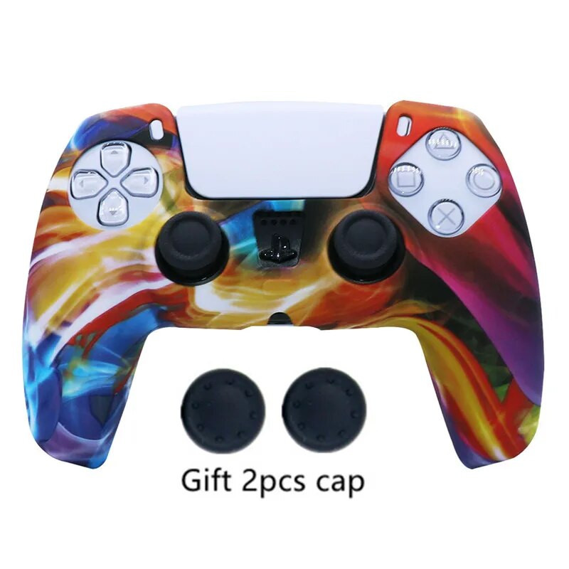 Libisemisvastane silikoonist kaitseümbris SONY PlayStation 5 PS5 mängukontrolleri tarvikute kaitseks.