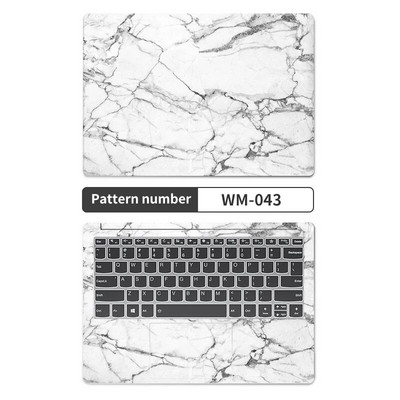 „Pasidaryk pats“ nešiojamojo kompiuterio dangtelių lipdukai nešiojamojo kompiuterio PVC danga 13.3"14"15.6"17.3" vinilo lipdukai, skirti Macbook/Lenovo/Asus/HP/Dell Decorate Decal