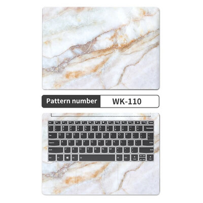 „Pasidaryk pats“ nešiojamojo kompiuterio dangtelių lipdukai nešiojamojo kompiuterio PVC danga 13.3"14"15.6"17.3" vinilo lipdukai, skirti Macbook/Lenovo/Asus/HP/Dell Decorate Decal