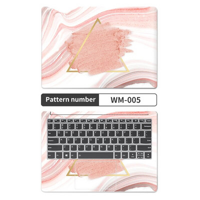 „Pasidaryk pats“ nešiojamojo kompiuterio dangtelių lipdukai nešiojamojo kompiuterio PVC danga 13.3"14"15.6"17.3" vinilo lipdukai, skirti Macbook/Lenovo/Asus/HP/Dell Decorate Decal