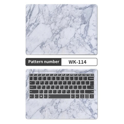 „Pasidaryk pats“ nešiojamojo kompiuterio dangtelių lipdukai nešiojamojo kompiuterio PVC danga 13.3"14"15.6"17.3" vinilo lipdukai, skirti Macbook/Lenovo/Asus/HP/Dell Decorate Decal