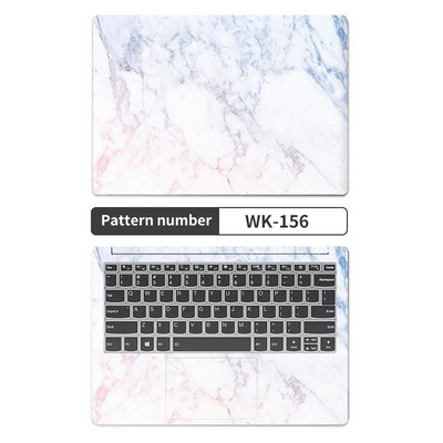 „Pasidaryk pats“ nešiojamojo kompiuterio dangtelių lipdukai nešiojamojo kompiuterio PVC danga 13.3"14"15.6"17.3" vinilo lipdukai, skirti Macbook/Lenovo/Asus/HP/Dell Decorate Decal