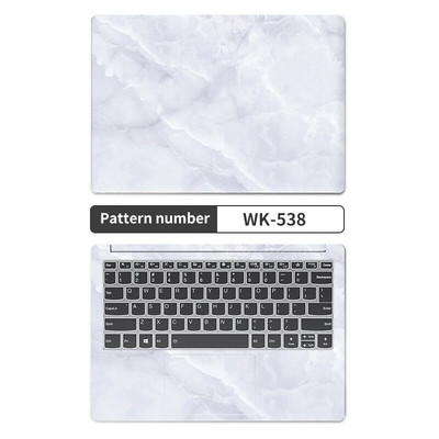 „Pasidaryk pats“ nešiojamojo kompiuterio dangtelių lipdukai nešiojamojo kompiuterio PVC danga 13.3"14"15.6"17.3" vinilo lipdukai, skirti Macbook/Lenovo/Asus/HP/Dell Decorate Decal