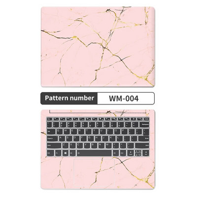 „Pasidaryk pats“ nešiojamojo kompiuterio dangtelių lipdukai nešiojamojo kompiuterio PVC danga 13.3"14"15.6"17.3" vinilo lipdukai, skirti Macbook/Lenovo/Asus/HP/Dell Decorate Decal