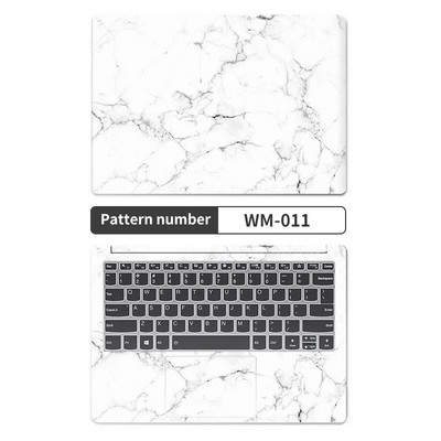 „Pasidaryk pats“ nešiojamojo kompiuterio dangtelių lipdukai nešiojamojo kompiuterio PVC danga 13.3"14"15.6"17.3" vinilo lipdukai, skirti Macbook/Lenovo/Asus/HP/Dell Decorate Decal