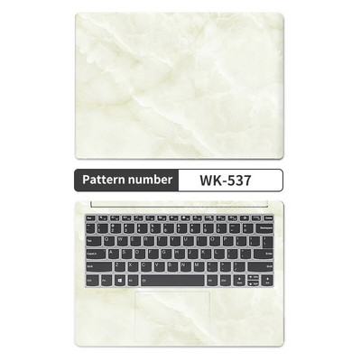 „Pasidaryk pats“ nešiojamojo kompiuterio dangtelių lipdukai nešiojamojo kompiuterio PVC danga 13.3"14"15.6"17.3" vinilo lipdukai, skirti Macbook/Lenovo/Asus/HP/Dell Decorate Decal