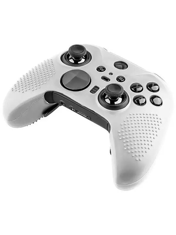 „Xboxone Elite Series 2“ valdiklio „Elite 2“ neslystančio silikono apsauginio dangtelio dygliuota oda dėklo apsauga nykščio rankenų dangteliai