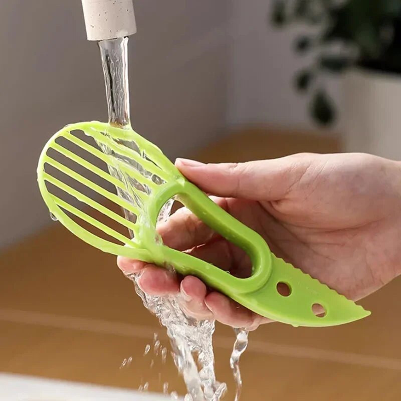 3 în 1 Kiwi Avocado Tăiător de curățat Shea Corer Unt Fructe Cutter Separator Pulpa Unelte Cuțit de Avocado din plastic Gadgets de bucătărie