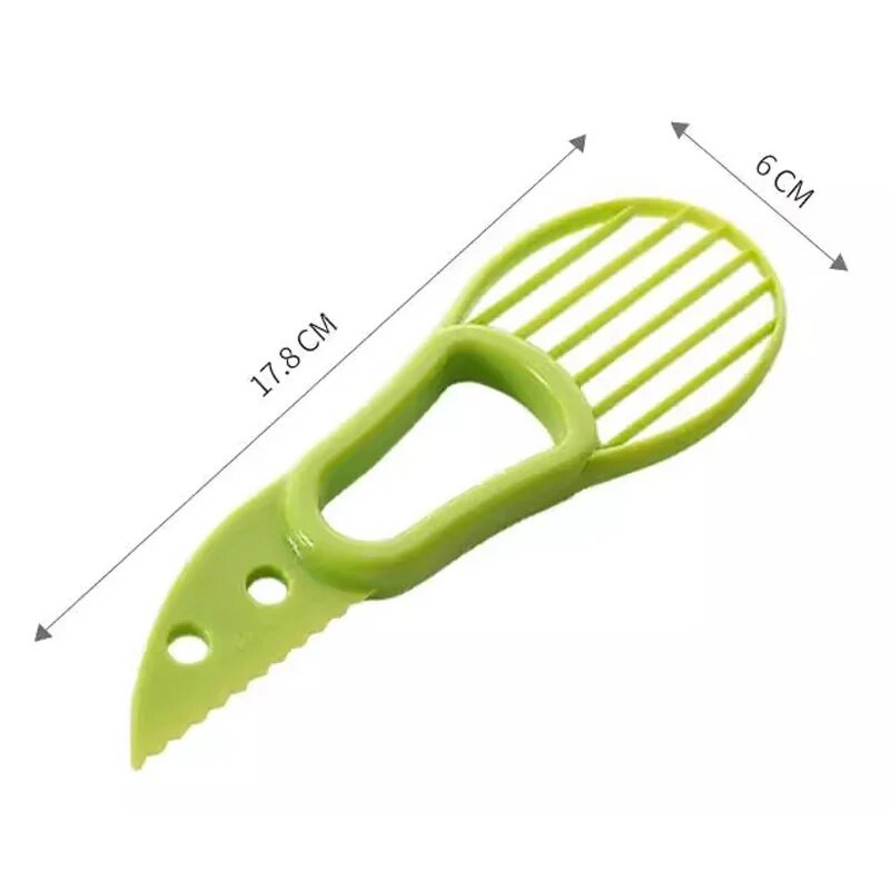 3 în 1 Kiwi Avocado Tăiător de curățat Shea Corer Unt Fructe Cutter Separator Pulpa Unelte Cuțit de Avocado din plastic Gadgets de bucătărie