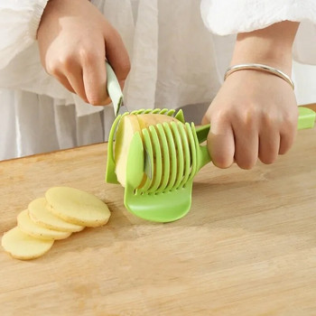 Резачка за домати с лимон Креативен нож за зеленчуци Резачка за картофи за зеленчуци Многофункционални шредери Кухненски инструменти за плодове и зеленчуци