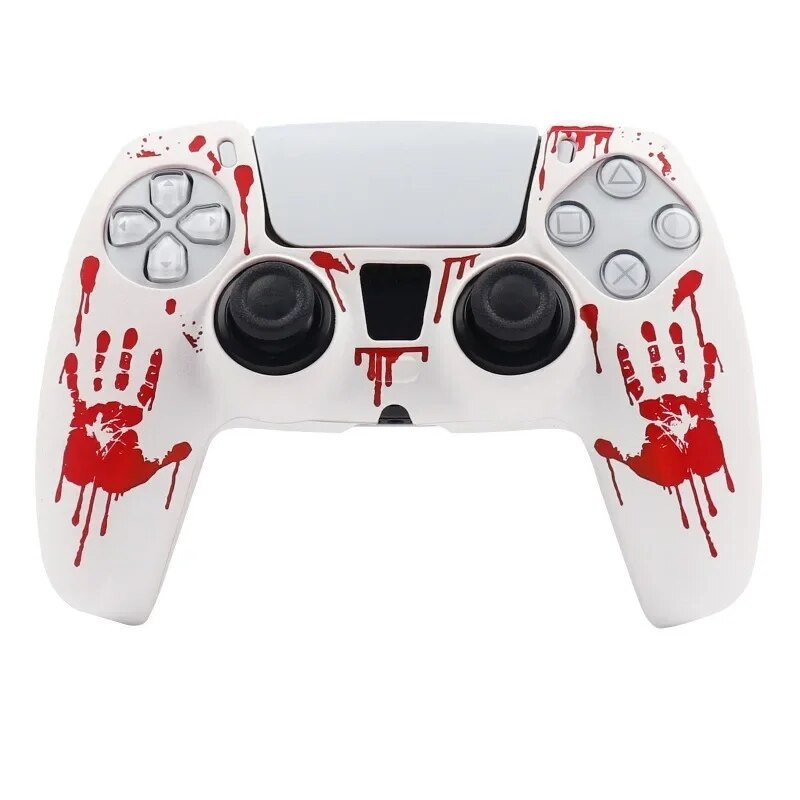 Védő szilikon vezérlőtokok PS5 kontrollerhez, bőrborítás Gamepad Joystick játékokhoz, tartozékokhoz