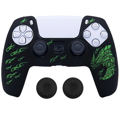 Minkštas silicio dėklas, skirtas PlayStation 5 Skin Dėklas PS5 valdikliui Gamepad Joystick Vaizdo žaidimų priedai Cover Stick Grip dangteliai