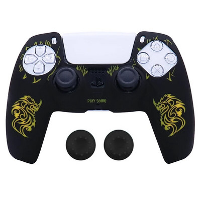 Minkštas silicio dėklas, skirtas PlayStation 5 Skin Dėklas PS5 valdikliui Gamepad Joystick Vaizdo žaidimų priedai Cover Stick Grip dangteliai