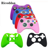 Για χειριστήριο Xbox 360 Μαλακή θήκη σιλικόνης Προστατευτικό κάλυμμα δέρματος Προστατευτικό από καουτσούκ Κέλυφος για αξεσουάρ χειριστηρίου παιχνιδιών Xbox360