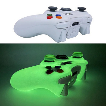 Glow in Dark Απαλή θήκη σιλικόνης για χειριστήριο Xbox360 Παιχνίδια Αξεσουάρ Κάλυμμα χειριστηρίου παιχνιδιών για θήκη δέρματος χειριστηρίου Xbox 360