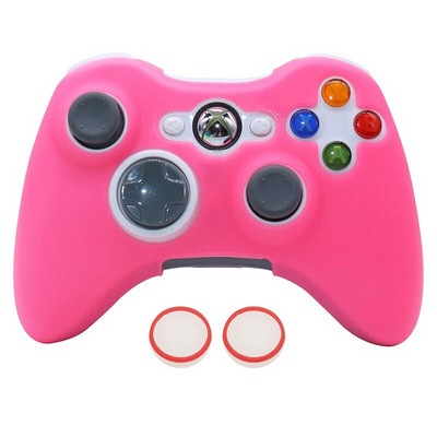 Tamsiai šviečiantis minkštas silicio dėklas, skirtas Xbox360 valdikliui. Žaidimų priedai žaidimų pulto vairasvirtės dangtelis, skirtas Xbox 360 valdiklio korpusui