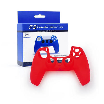 Apsauginiai dangteliai, skirti Sony Playstation 5 valdikliui Minkšti silikoniniai neslystantys vairasvirtės apsauginiai dėklai, skirti PS5 žaidimų pultui