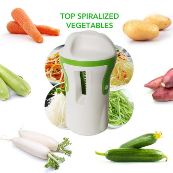 1 бр. Мултифункционална резачка за зеленчуци Heavy Duty Spiralizer Vegetable Slicer Zucchini Spaghetti Използвайте кухненски аксесоари
