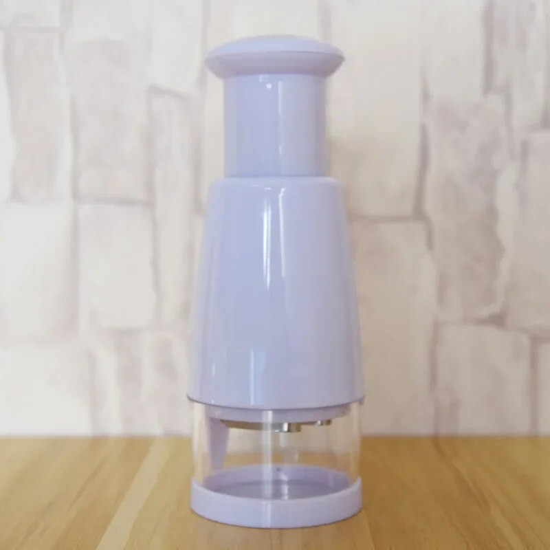 Nerūdijančio plieno svogūnų smulkintuvas virtuvės spaudimui maisto smulkintuvas Pjaustyklė Skustukas Daržovių svogūnų česnakų virtuvės kepimo įrankis