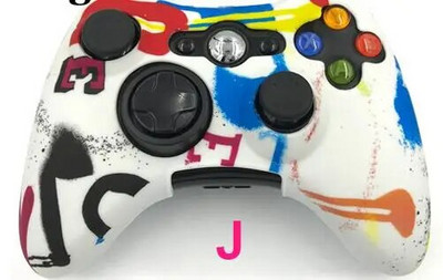 Žaidimų valdikliai, dangtelis Žaidimų kilimėlis, silikoninė oda, minkštas guminis dėklas, skirtas Xbox 360 valdikliui