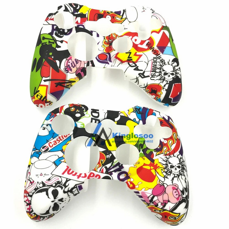 Žaidimų valdikliai, dangtelis Žaidimų kilimėlis, silikoninė oda, minkštas guminis dėklas, skirtas Xbox 360 valdikliui