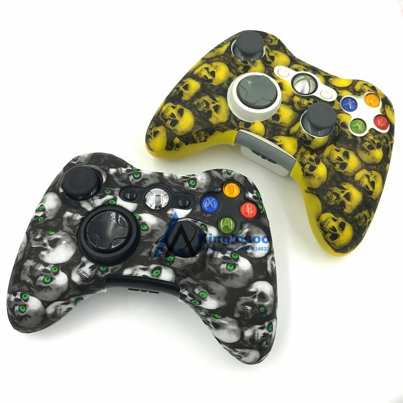 Žaidimų valdikliai, dangtelis Žaidimų kilimėlis, silikoninė oda, minkštas guminis dėklas, skirtas Xbox 360 valdikliui