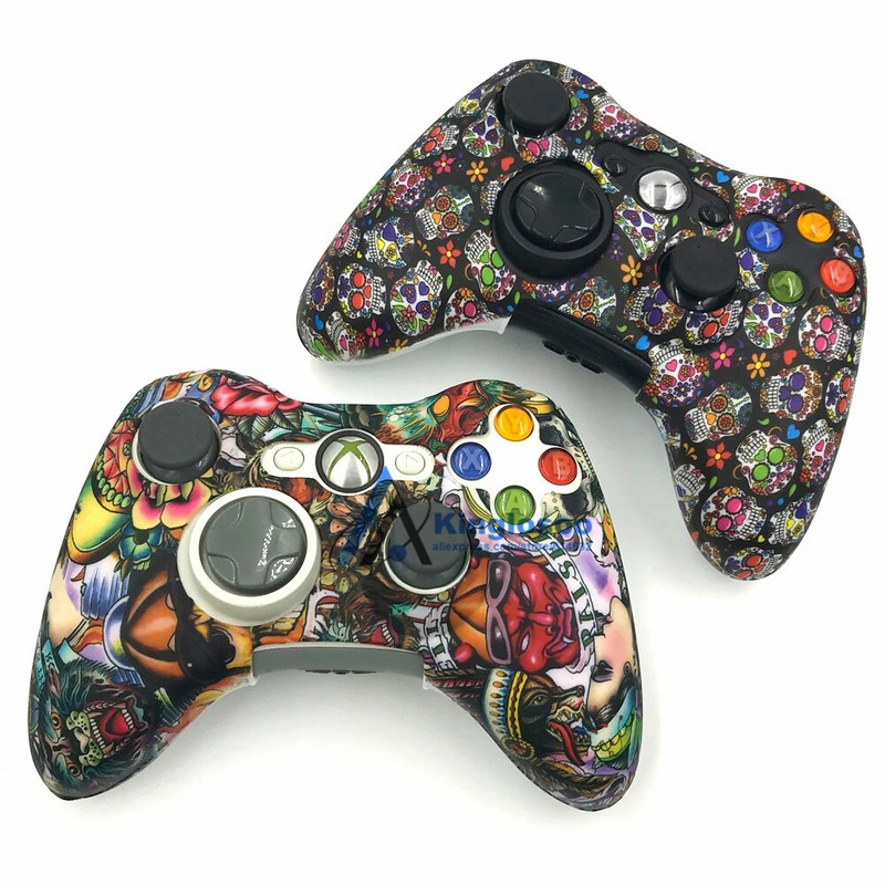 Žaidimų valdikliai, dangtelis Žaidimų kilimėlis, silikoninė oda, minkštas guminis dėklas, skirtas Xbox 360 valdikliui