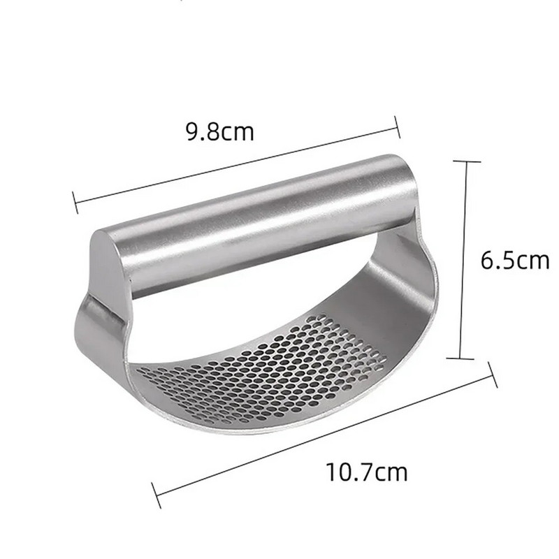 Roostevabast terasest küüslaugupress Manuaalne küüslauguhakklihamasin Küüslauguhakklihamasin Küüslaugu ingveri hakkija Lõiketööriistad Köögividinad