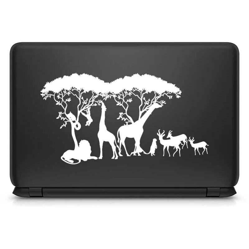 Αυτοκόλλητο φορητού υπολογιστή African Grass Plains Animals για Macbook Pro 16" Air Retina 11 12 13 15 ιντσών Mac Surface Book Skin Decal Notebook
