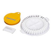 Mikrobangų krosnelės riebalų bulvių traškučių gaminimo mašina obuolių vaisių vaisių bulvių traškių traškučių pjaustyklė Užkandžių gaminimo mašina „pasidaryk pats“ rinkinys padėklas virtuvės įrankis Atsitiktinės spalvos