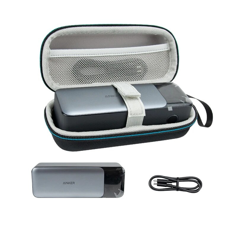Naujausia išskirtinė kieta EVA kelioninio lauko dėklo laikymo krepšio nešiojimo dėžutė, skirta Anker 737 Power Bank dėklo priedams