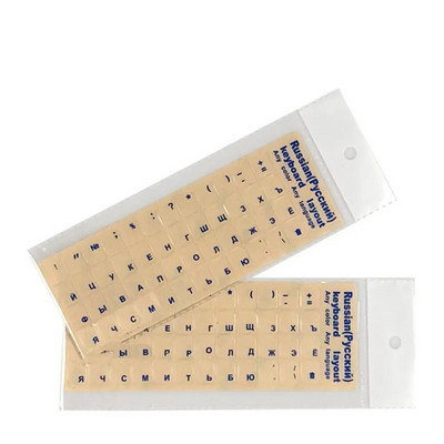 Prozirne naljepnice za tipkovnicu Ruski engleski Korejski hebrejski jezik Abeceda za računalo PC Zaštita od prašine Dodaci za prijenosna računala