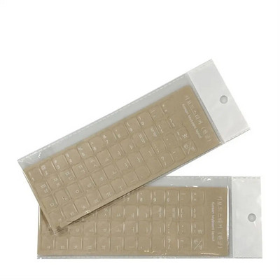 Prozirne naljepnice za tipkovnicu Ruski engleski Korejski hebrejski jezik Abeceda za računalo PC Zaštita od prašine Dodaci za prijenosna računala