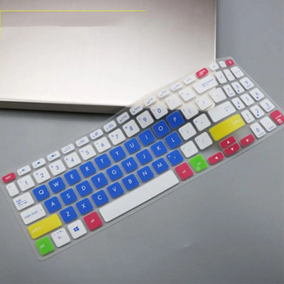 Vodootporne silikonske navlake za tipkovnicu od 156 inča za Asus S15 S5300U Bouncy Prozračna zaštitna folija za tipkovnicu