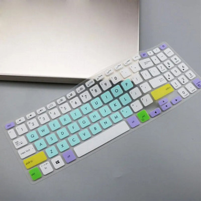 Vodootporne silikonske navlake za tipkovnicu od 156 inča za Asus S15 S5300U Bouncy Prozračna zaštitna folija za tipkovnicu
