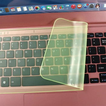 Силиконов универсален 12-17 инчов протектор на капака на клавиатурата на лаптопа Водоустойчив прахоустойчив Защитен филм за клавиатурата на преносим компютър