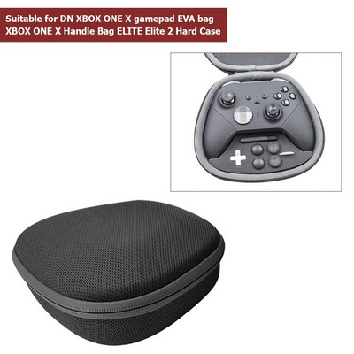 Nešiojamo žaidimų valdiklio dėklo krepšys, suderinamas su DN XBOX ONE X ELITE 2 valdiklio kietu apvalkalu laikymo krepšys su užtrauktuku