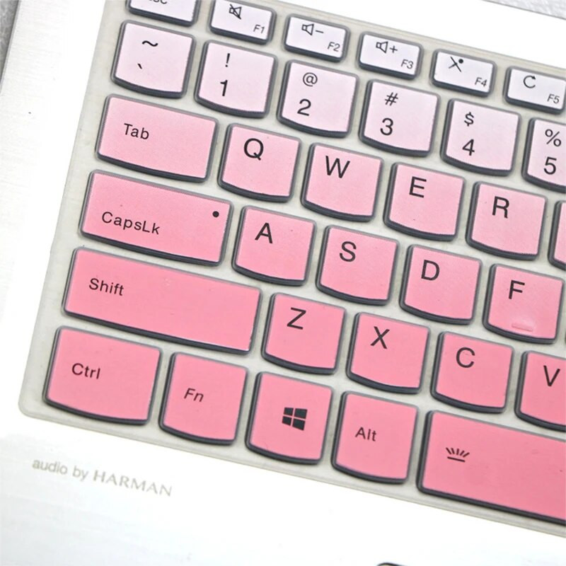 14 colių nešiojamojo kompiuterio klaviatūros dangtelis Nešiojamojo kompiuterio apsauginė plėvelė, atspari dulkėms, silikonas, skirtas Lenovo IdeaPad 320s 120s 330c Daugkartinio naudojimo priedai