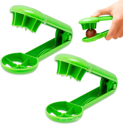 Patogi vynuogių pomidorų mėlynių pjaustyklė Daugiafunkcinė daržovių ir vaisių pjaustyklė be ašmenų Kūrybiški saugūs vaikiški produktai